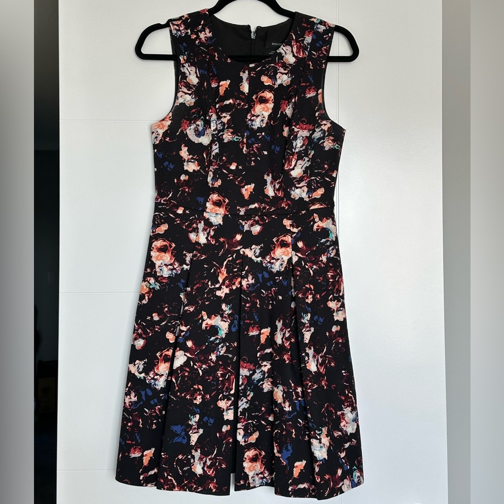 RW&CO. Floral Sleeveless Dress - Black, Red, Blue